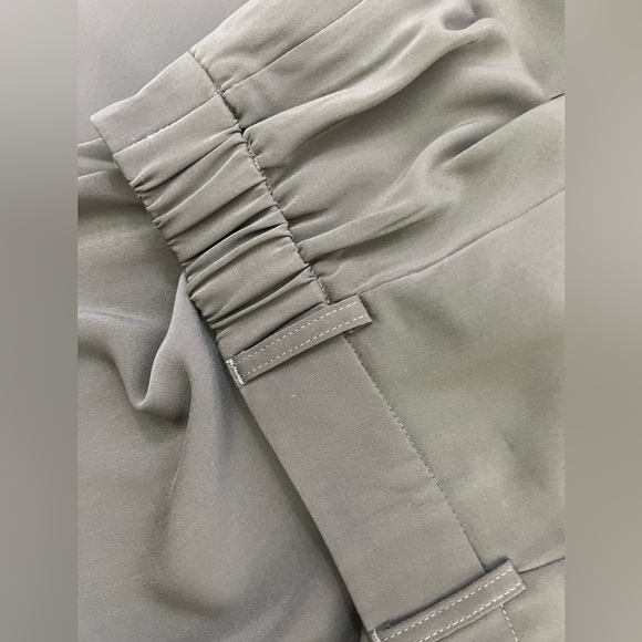 Vero Moda Tall Wide Leg Pants in Green size S(6) - Picture 7 of 10